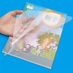 Embossed 16K Office Stationery Products PVC Non Adhesive Book Cover