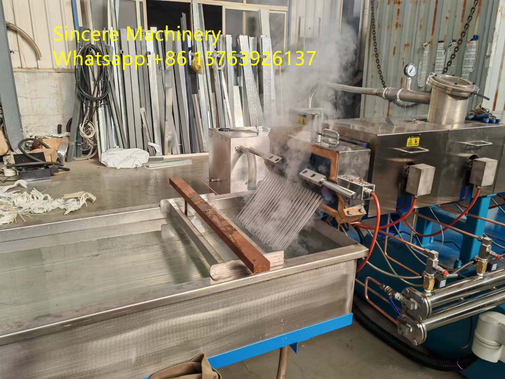 PP HDPE ABS PS PMMA PET PC Plastic Pelletizing Line Efficiently