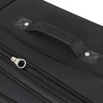 Softside Expandable Luggage, Black, Checked-Large 29-Inch