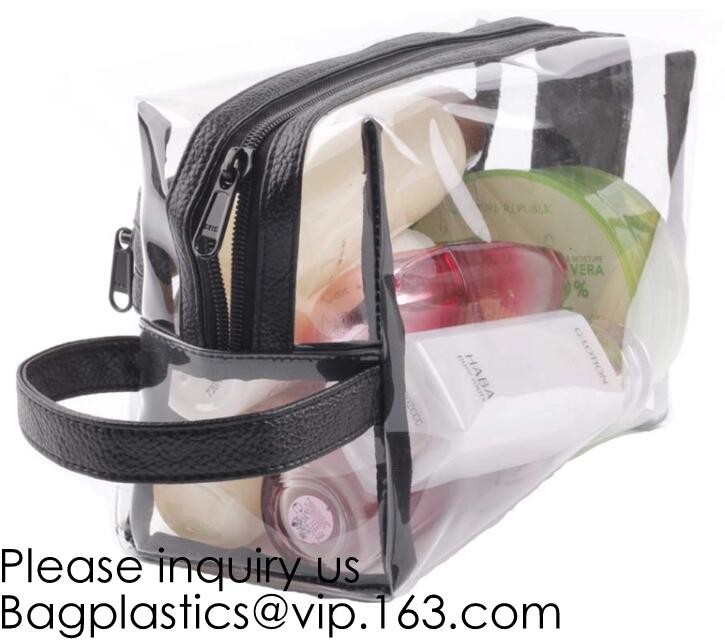 Eco Friendly Travel Beauty Classic Design Frosted Pvc Eva Packaging Bag With Zipper For Cosmetic,Travel Cosmetic storage
