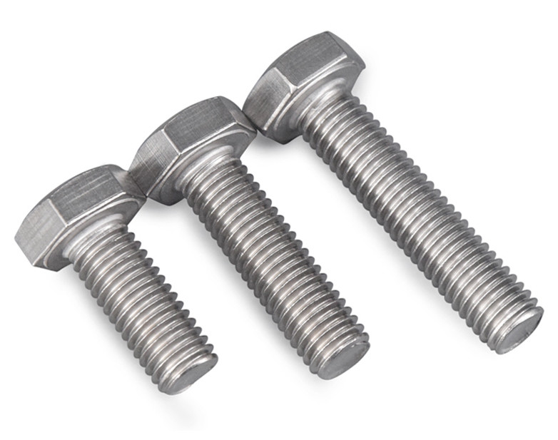 A2-70 Stainless Steel Hex Head Cap Screws Good Chemical Resistance