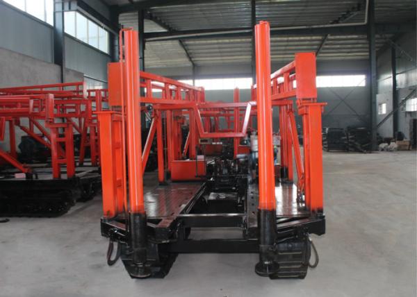 High Efficiency Mobile Water Well Drilling Rigs / Hydraulic Water Well Drilling