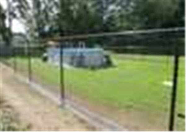 Chain wire Fence for europe PVC coated Dark Green Color chain wire fencing for