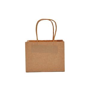 Wholesale 80gsm Kraft Paper Tote Bag With Twist Handles Food Packing from china suppliers