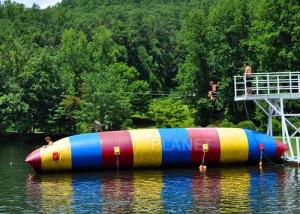 Wholesale Red / Blue / Green Inflatable Water Pillow Water Floating Launch Toy from china suppliers