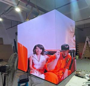 Wholesale 640x480 Die Casting Cabinet Indoor P2.5RGB 4 Sides Big LED Screen 3840hz Advertising from china suppliers