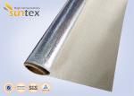 High Temperature Insulation Aluminum Foil Fiberglass Cloth For Heat Shielding