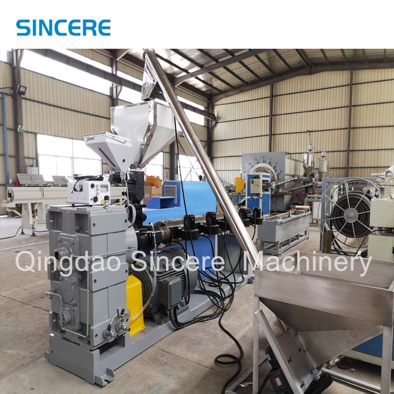 PE PP PC ABS PS Waste Plastic Pelletizing Line Scraps Recycling Granulation Machinery