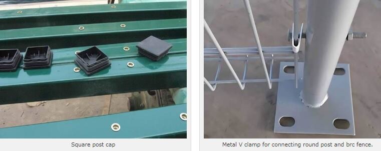 OEM SSM Welded Wire Mesh Fence PVC Coated Palisade Security Fence