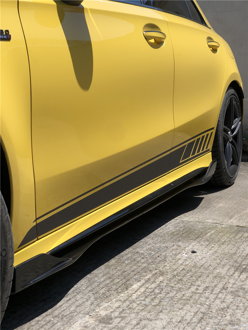 New Product Carbon Fiber Body Kit for Mercedes CLA45S W177 CLA45S W177 Carbon Fiber Front Shovel Diffuser Spoiler