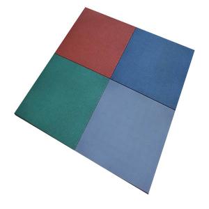 Wholesale Wearproof Playground Flooring Mats , Rubber Safety Mats For Play Areas from china suppliers