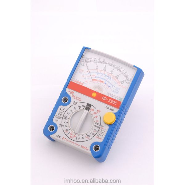 AC DC Analogic Meter Ohm VOLT Voltmeter Ohmmeter Ammeter Handheld Tester