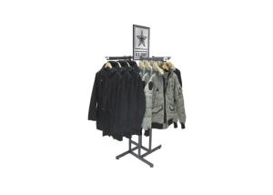 Wholesale High Grade Rolling Hanging Rack Stainless Steel , Commercial Circular Clothes Rack from china suppliers