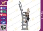 University / College Classroom Furniture Plywood Seating Steel Iron Leg