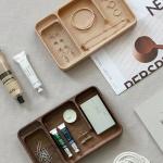 Personalized Wooden Jewelry Tray Catch All Tray with Lid Custom Valet Tray Desk