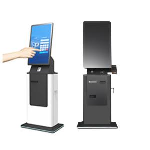 Wholesale 250cd/m2 Coin Accept Ticket Kiosk , Android Kiosk Cash Dispenser from china suppliers
