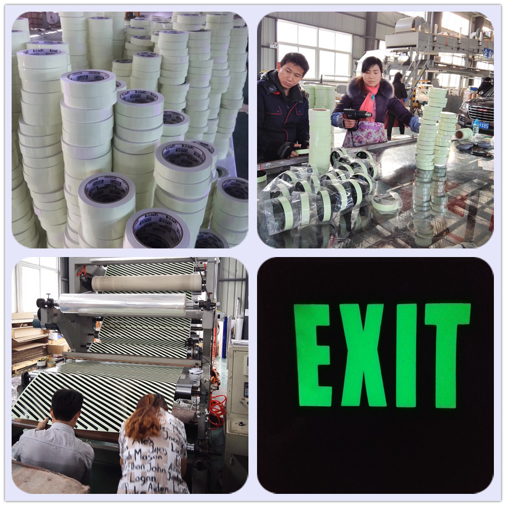 Glow In The Dark Tape Luminous Film Photoluminescent Self Adhesive Vinyl