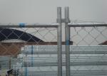 50x50mm Standard Chain Link Temporary Fence / Diamond Chain Link Fencing