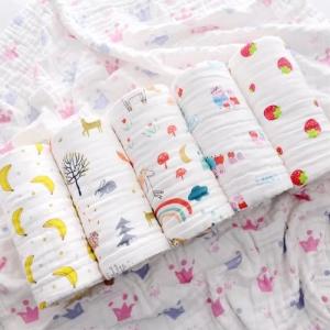 Wholesale Large Summer Infant Muslin Swaddle Blankets Warm Soft Fluffy Plain Style from china suppliers