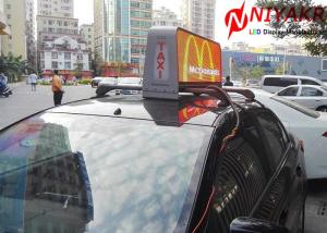 Wholesale 5mm Full Color Taxi Top Advertising Signs With 3G 4G Wireless Control from china suppliers