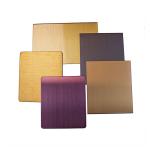 3M 6M Colored Stainless Steel Sheet 6K 8K Gold Stainless Steel Plate