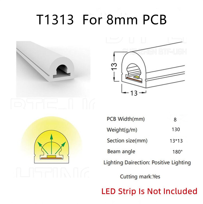 IP65 Waterproof Blue LED Neon Flex with 120 LEDs/M and Working Temperature of 40 60C