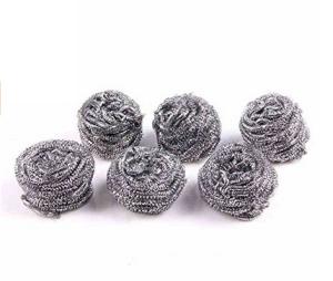 Wholesale Washing Mesh Stainless Steel Scrubber , Helical Structure 410 Stainless Scouring Pad from china suppliers