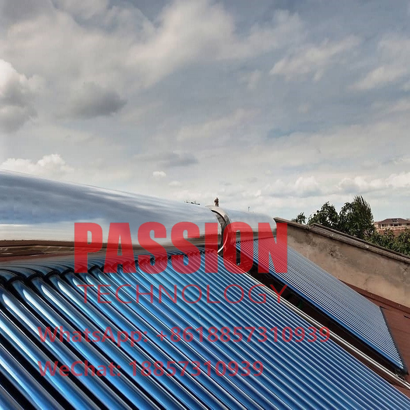 High Pressure Solar Water Heater Enamel Inner Tank 300L Heat Pipe Solar Collector