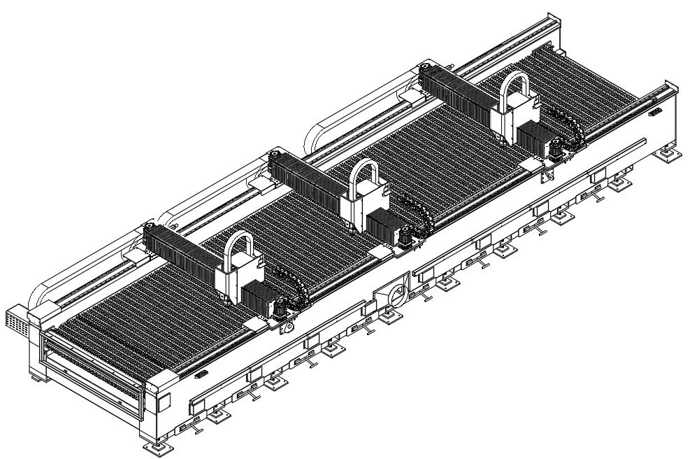 Industrial Automatic Coil Laser Cutter With 3 Phases Power Specifications 380V/50HZ