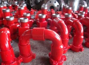 Wholesale Red High Pressure Tube Fittings , 2&quot; X Fig 1502 Pipe Swivel Joint Long Radius from china suppliers