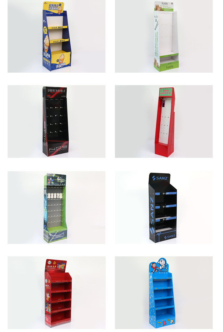 Large Corrugated Retail Display Boxes Cardboard Stands PDQ Custom Cardboard Retail Displays