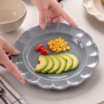 Flower Shape Ceramic Dinnerware Collection For Sustainable Restaurant Dining
