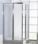 Satin Frosted Shower Tempered Glass 1/4" Easy Cleaning Safety Corners