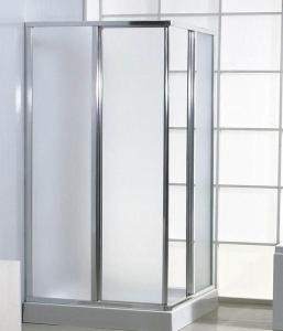 Wholesale Satin Frosted Shower Tempered Glass 1/4&quot; Easy Cleaning Safety Corners from china suppliers