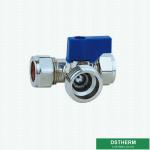 Nickel Plated Customized Mini Forged Brass Ball Valve Female Threaded Brass Ball