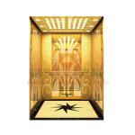 Painted Modelling Stainless Gold Elevator Cabin Design Acrylic Light Decoration