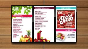 Wholesale 43 Inch Commercial Automotive Digital Menu Board Cafe Narrow Bezel Display from china suppliers