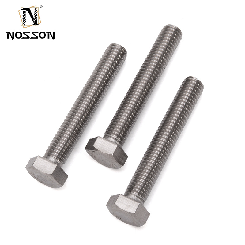 Metric Measurement System ZINC PLATED Finish M6 HEX Head Bolt and Nut DIN 931 for Heavy Duty Applications