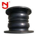 DN100 EPDM Double Sphere Rubber Flexible Of Floating Flange Rubber Expansion