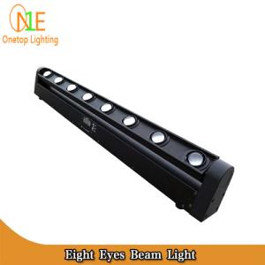 Wholesale Eight eyes linear stage light 80w led beam light wholesale multi color led light bar from china suppliers