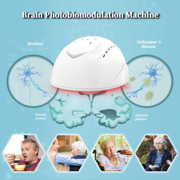 Parkinson Medical Light Therapy Equipment 810nm Infrared Light Therapy Helmet
