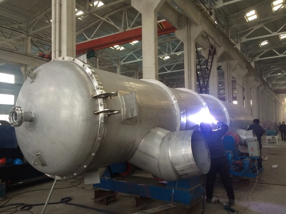 Long Service Industrial Heat Exchanger Life Multiple Effect Falling Film