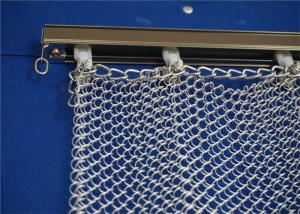 Wholesale Exhibition Hall Decorative Metal Coil Curtain Product 1.2mm 5*5mm from china suppliers