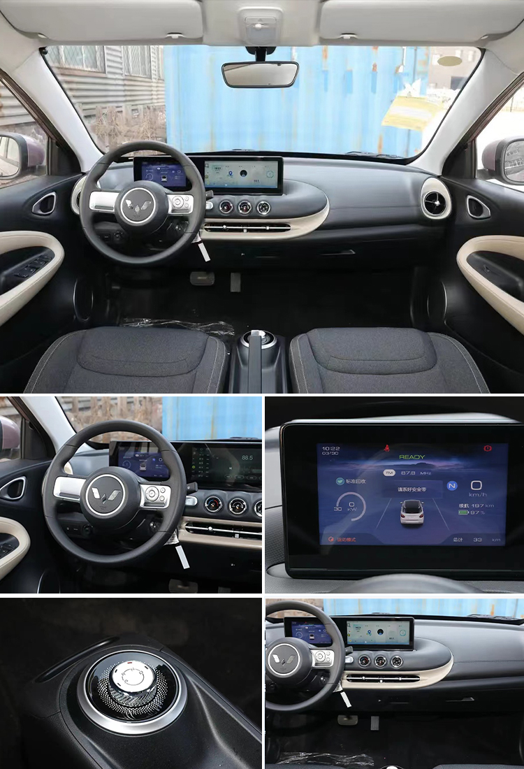 100% Electric Car Wuling Bingo 58kWh Battery Capacity 203km Range 410km Energy Vehicle