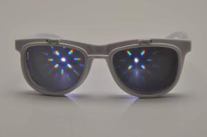 Wholesale Custom Plastic Diffraction Lens Glasses , 0.65mm Thickness Lens from china suppliers
