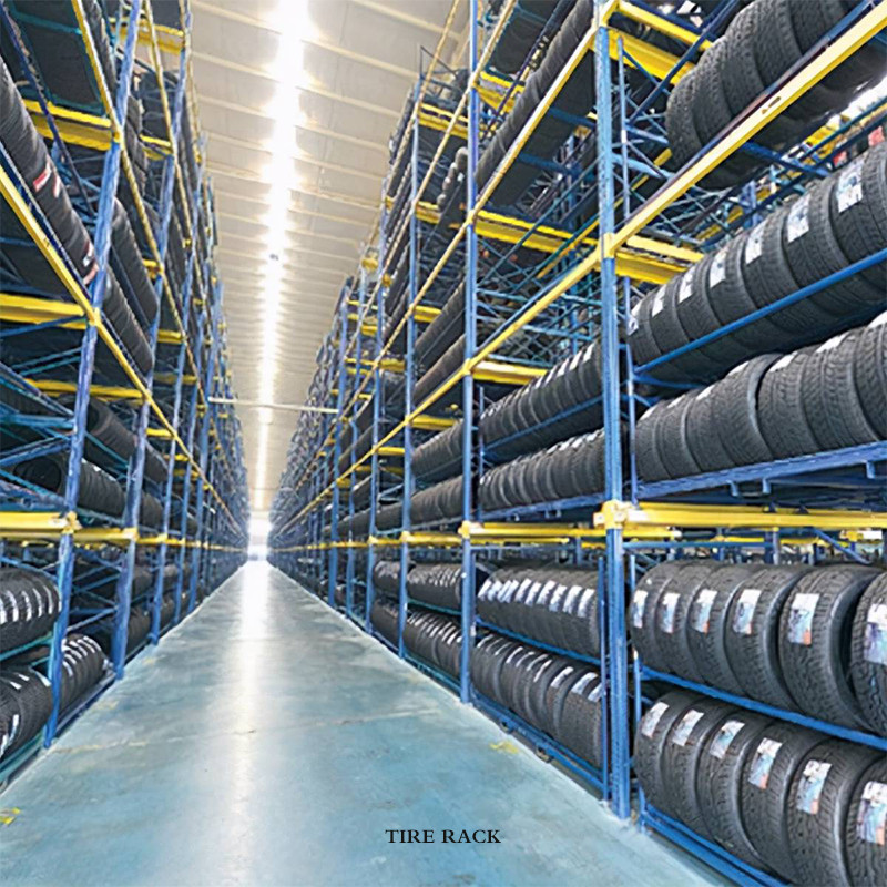 Heavy Duty Stacking Detachable Metal Tirerack For Warehouse Solid Rack Tire