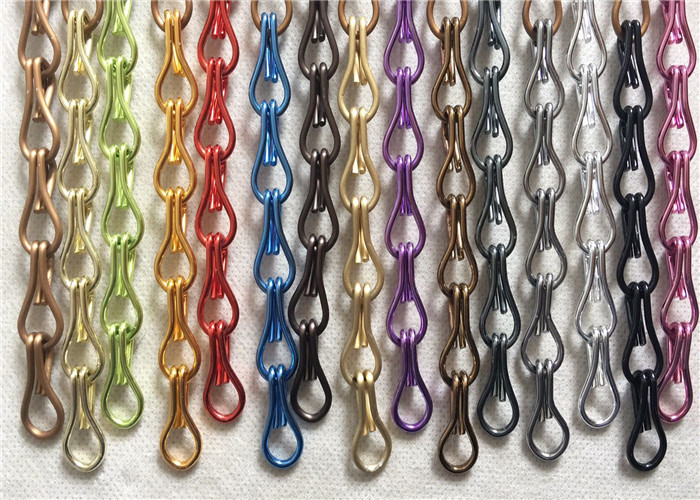 aluminum chain fly screen for window