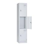 3 Door Metal Storage Steel Gym Lockers KD Construction