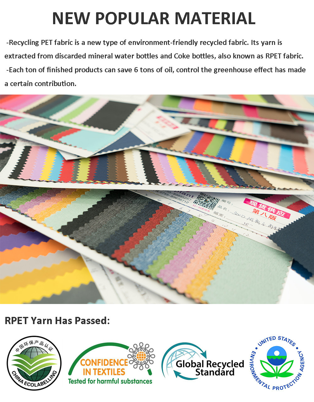 12% Spandex 88% Recycled Polyester Fabric High Elastic Comfortable Mesh