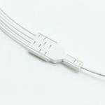Outdoor 4F Self Supporting Fiber Optic Patch Cables Single Mode FTTH Patch Cord